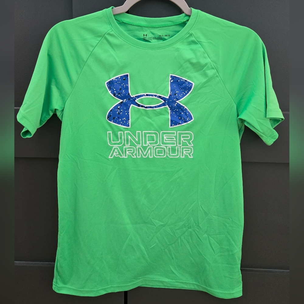 Under Armour Kids' Vibrant Green Tee